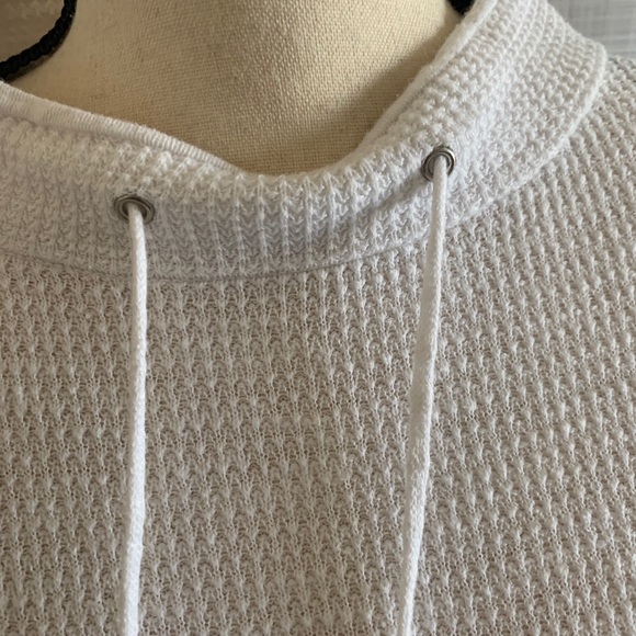 Eileen Fisher White Sweater with String in Front Beachy - Picture 6 of 8